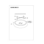 Светильник потолочный St luce SL902.562.01 ALBO