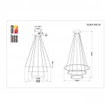 Люстра подвесная St luce SL904.403.03 ERTO