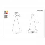 Светильник подвесной St luce SL904.413.01 ERTO