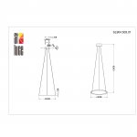 Светильник подвесной St luce SL904.503.01 ERTO