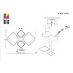 Люстра потолочная St luce SL907.502.04 LIGVA