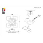 Люстра потолочная St luce SL907.502.08 LIGVA