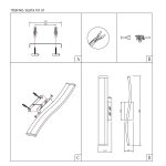 Светильник настенный бра St luce SL919.101.01 FLUIDITA