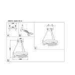 Люстра подвесная St luce SL963.703.01 GENUINE