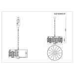 Люстра подвесная St luce SLE103403-07 GIANO