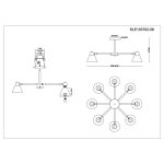 Люстра потолочная St luce SLE103702-08 BUVE