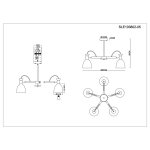 Люстра потолочная St luce SLE103802-05 BALCAMO