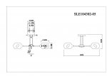 Люстра потолочная St luce SLE104302-05 LANTA