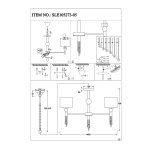 Светильник подвесной St luce SLE105273-05 PRIMMA