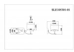 Светильник настенный St luce SLE105301-01 LINDA