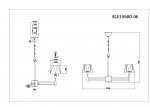 Люстра подвесная St luce SLE105403-08 LAGORO