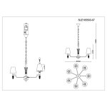 Люстра подвесная St luce SLE105503-07 REIMO