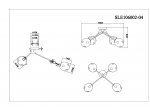 Люстра потолочная St luce SLE106002-04 MAREA
