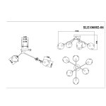 Люстра потолочная St luce SLE106002-06 MAREA