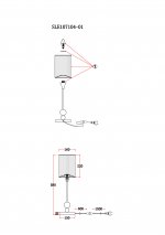 Настольная лампа St luce SLE107104-01 PAZIONE