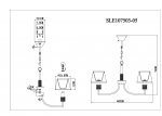 Люстра подвесная St luce SLE107503-05 MANILA
