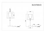 Настольная лампа St luce SLE107604-01 GRINDA