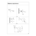 Светильник настенный St luce SLE155101-01 GENTORE