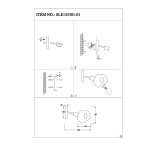 Светильник настенный St luce SLE155301-01 GENTORE