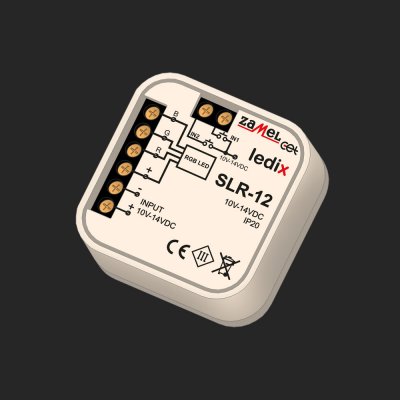 Zamel Контроллер RGB управление импульсными переключателями, в монт.коробку (SLR-12) Zamel Контроллер RGB управление импульсными переключателями, в монт.коробку (SLR-12)