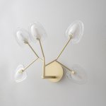 Светильник настенный бра Crystallux SOLE AP5 GOLD SOLE