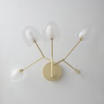 Светильник настенный бра Crystallux SOLE AP5 GOLD SOLE