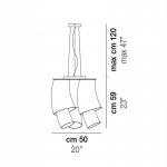 Люстра Vistosi SP ASSIBA 6 MC CR E27