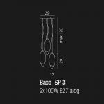 Подвесной светильник SP BACO 3 BC RU