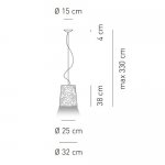 Подвесной светильник Axo Light SP DAMASCO 032 Axo