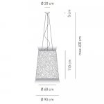 Подвесной светильник Axo Light SP DAMASCO 90 Axo