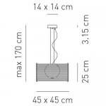 Подвесной светильник Axo Light SP KOSHI M Axo