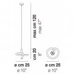 Подвесной светильник SP NODO 25 Vistosi