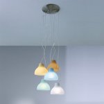 Подвесной светильник Vistosi SP NOUR 5 TO NI