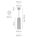 Подвесной светильник Axo Light SP OBI 20 AV CR Axo