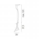 Подвесной светильник Vistosi SP TWISTER P BC GR