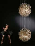 Подвесной светильник Axo Light SPAU45/2BCCRE27 AURA