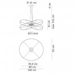 Подвесной светильник Axo Light SPHOOPS2ORORLED Hoops