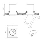 Светильник DesignLed SPL DesignLed SPL-SQ1-12-WW