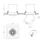 Светильник DesignLed SPL DesignLed SPL-SQ1-25-WW