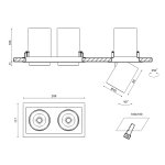 Светильник DesignLed SPL DesignLed SPL-SQ2-12-NW