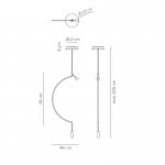 Подвесной светильник Axo Light SPLIAIM1NEOOLED