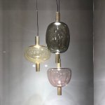 Подвесной светильник Riflesso SP 1 amber/gold Vistosi