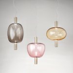 Подвесной светильник Riflesso SP 1 amber/gold Vistosi