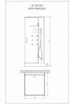 Душевая кабина SR-86120S