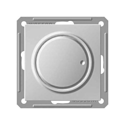 WESSEN 59 Белый Светорегулятор поворотно-нажимной 600Вт, для л/н и г/л на 230В (SR-5S2-1-86)