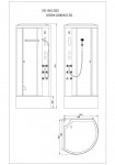 Душевая кабина с паром SR86102S