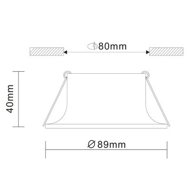 Встраиваемый светильник St luce ST200.408.01 BARRA Встраиваемый светильник St luce ST200.408.01 BARRA