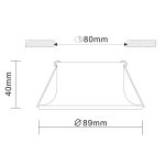 Встраиваемый светильник St luce ST201.408.01 NOBARRA