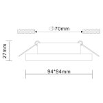 Встраиваемый светильник St luce ST205.518.01 GERA