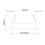 Встраиваемый светильник St luce ST207.408.01 GROSI